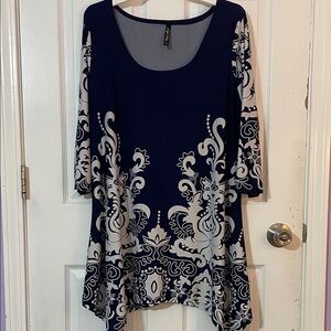 White Mark Yanette Tunic Top